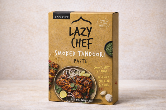 Lazy Chef Smoked Tandoori Paste – Smoky, Spicy & Tangy Indian Marinade (140g)
